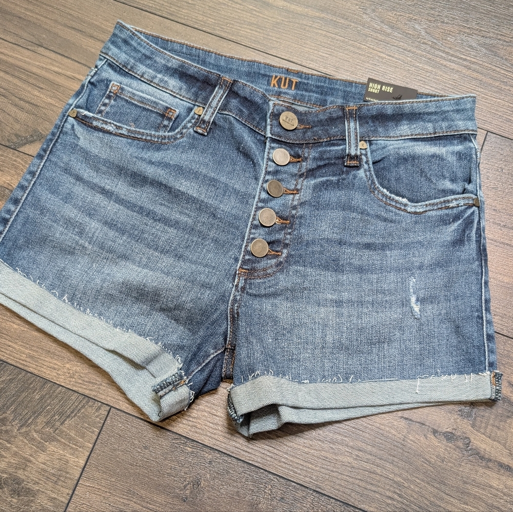 Kut From‎ the Kloth High Rise Shorts NEW Size 6